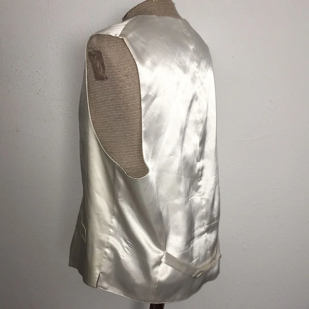 BIAGIO COLLECTION SILK VEST SZ L TRENDING !!! - Picture 3 of 6